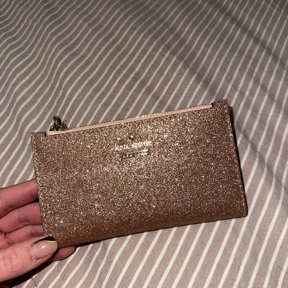 Kate Spade Sparkling Gold Wristlet